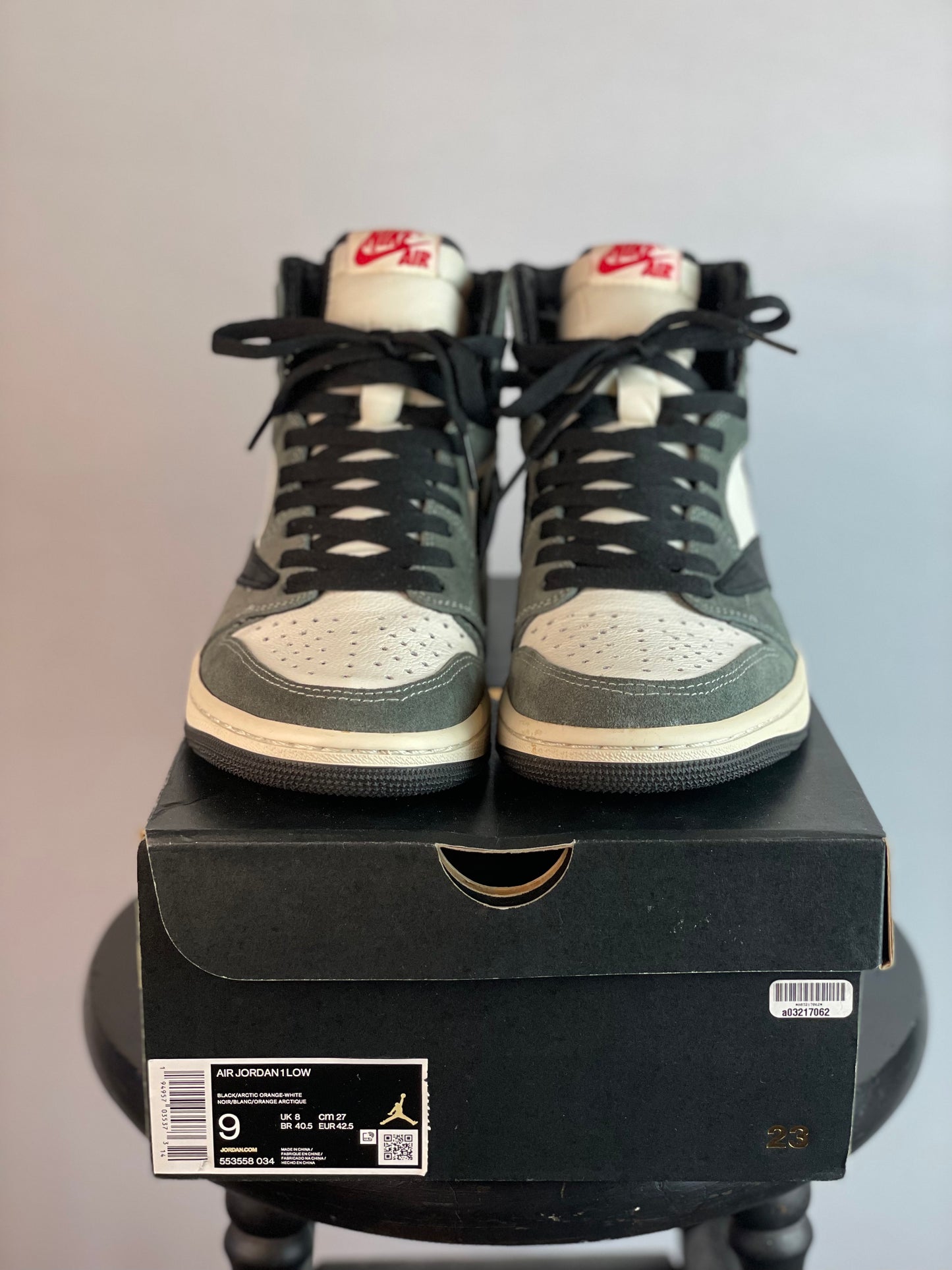 Grey TS Jordan 1 High